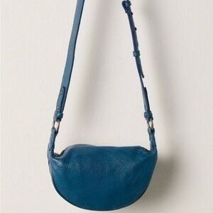 Free People Palmer Blue Crossbody Bag NWT
